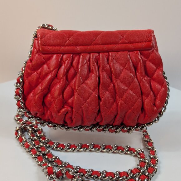 Chanel Rare Red Chain Around Mini Bag - Picture 5 of 13